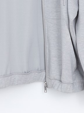 Fermuarlı Sweatshirt GRİ MELANJ