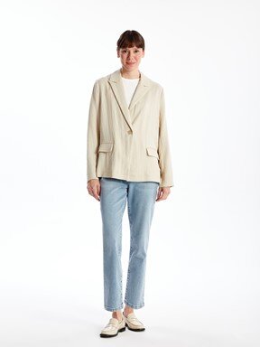 Blazer Ceket BEJ