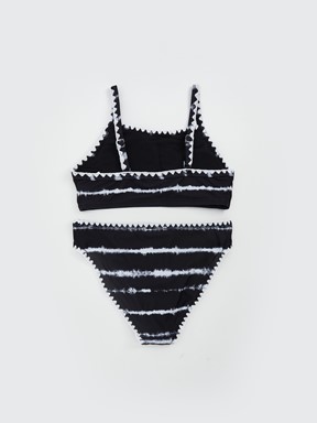 Bikini SİYAH BASKILI