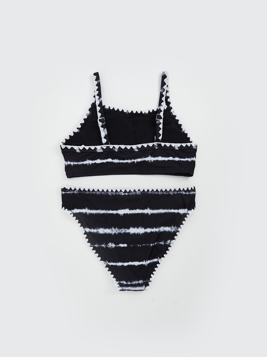 Bikini SİYAH BASKILI