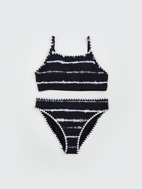 Bikini SİYAH BASKILI