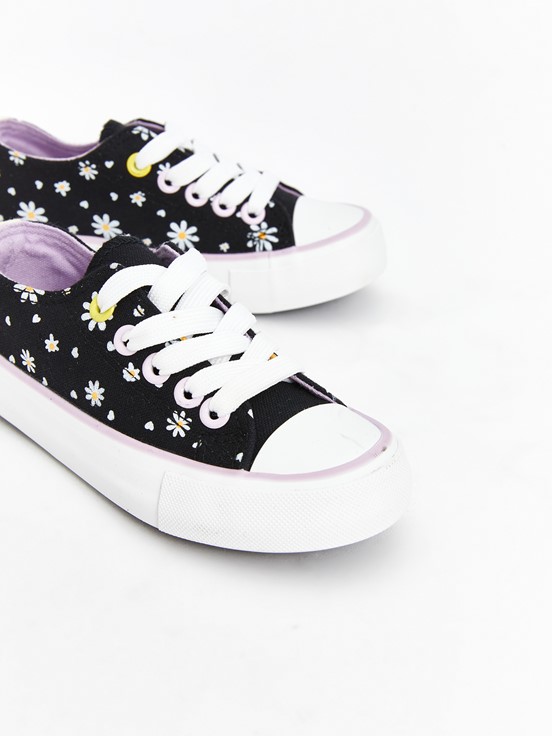 Sneaker SİYAH BASKILI