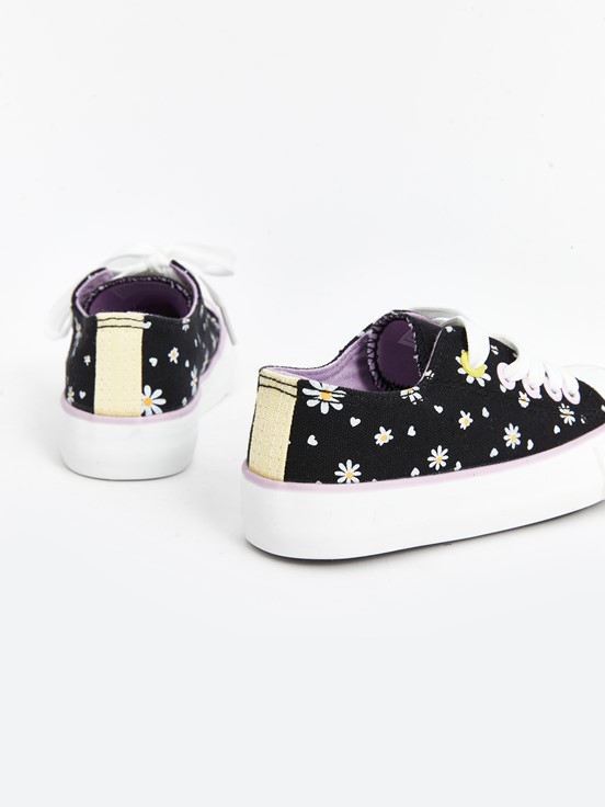 Sneaker SİYAH BASKILI