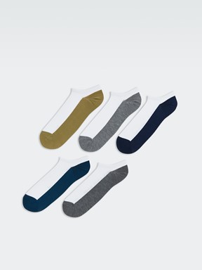 Sneaker Çorap KARIŞIK RENK İPLİĞİ BOYALI
