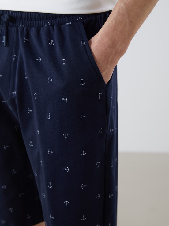 Pijama Alt LACİVERT BASKILI
