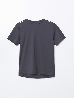 Bisiklet Yaka Erkek Spor Tişört YENİ SİYAH