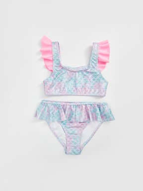 Bikini BEYAZ BASKILI