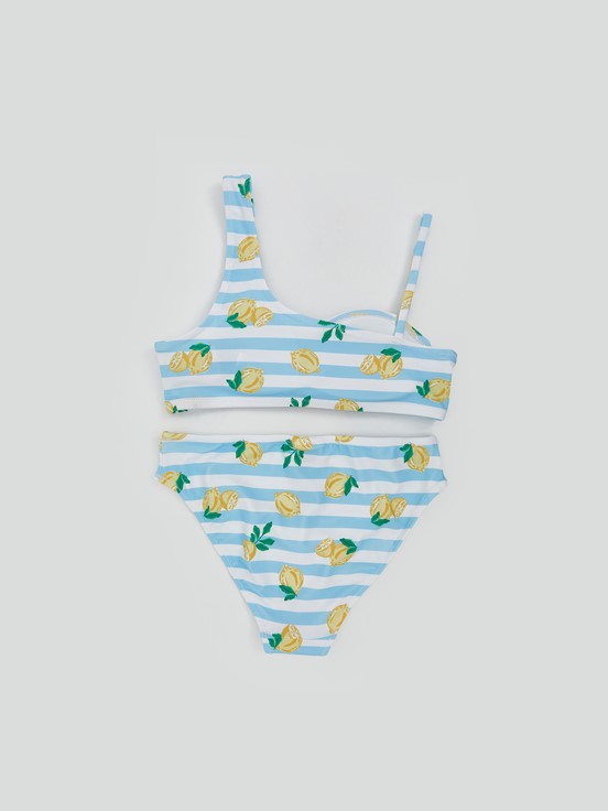 Bikini AÇIK MAVİ BASKILI