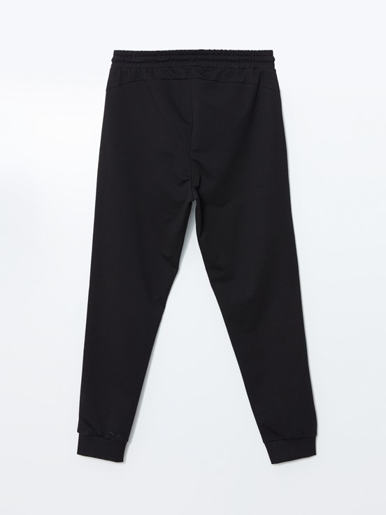 Slim Fit Erkek Jogger Eşofman Altı YENİ SİYAH