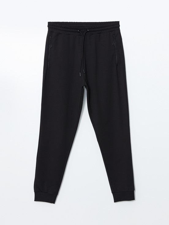 Slim Fit Erkek Jogger Eşofman Altı YENİ SİYAH