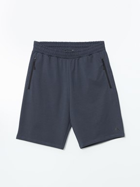 Slim Fit Erkek Spor Şort YENİ SİYAH