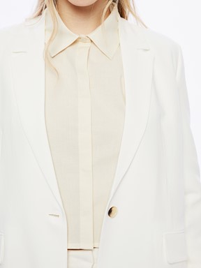 Blazer Ceket BUXE BEYAZI