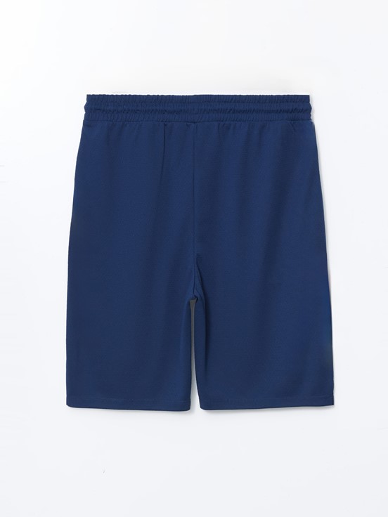 Slim Fit Erkek Spor Şort AÇIK LACİVERT