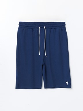 Slim Fit Erkek Spor Şort AÇIK LACİVERT