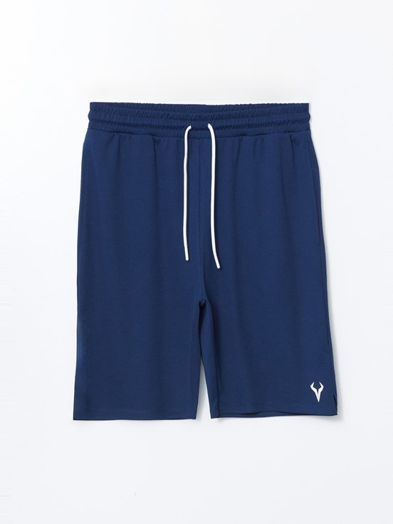 Slim Fit Erkek Spor Şort AÇIK LACİVERT