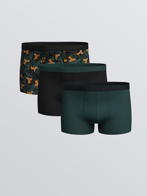 Boxer SİYAH BASKILI