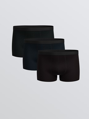 Boxer MAVİ BASKILI