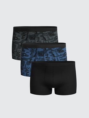Boxer SİYAH BASKILI