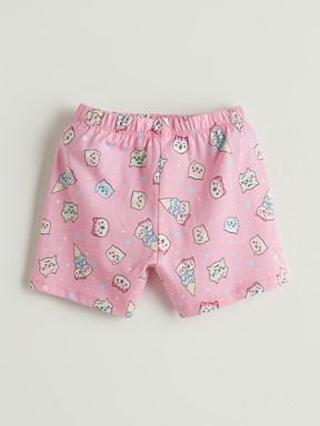 Şortlu Pijama Takımı PASTEL MAVİ