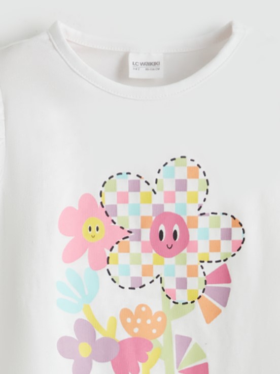 Şortlu Pijama Takımı OPTİK BEYAZ