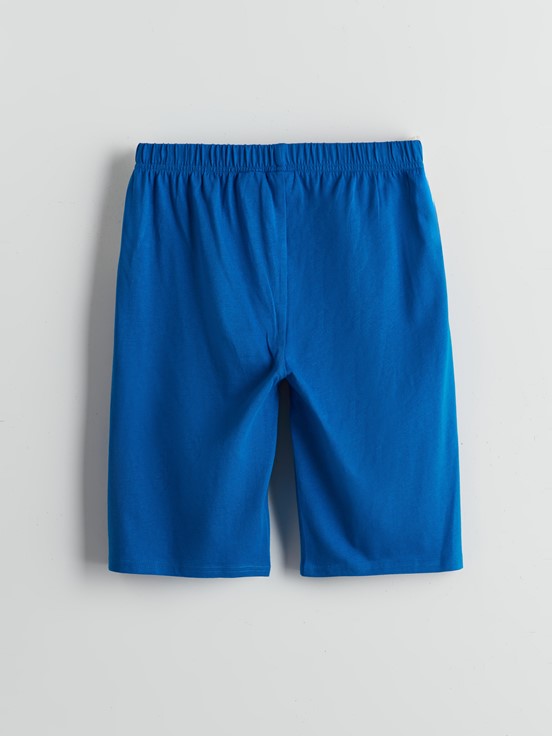 Şortlu Pijama Takımı LACİVERT BASKILI