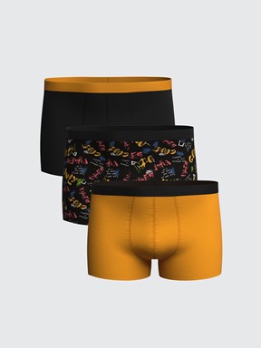 Boxer SİYAH BASKILI
