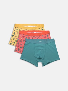 Boxer KOYU TURUNCU BASKILI