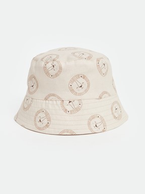 Bucket Şapka TAŞ RENGİ BASKILI