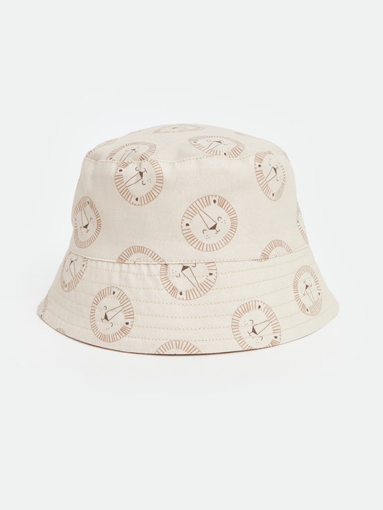 Bucket Şapka TAŞ RENGİ BASKILI
