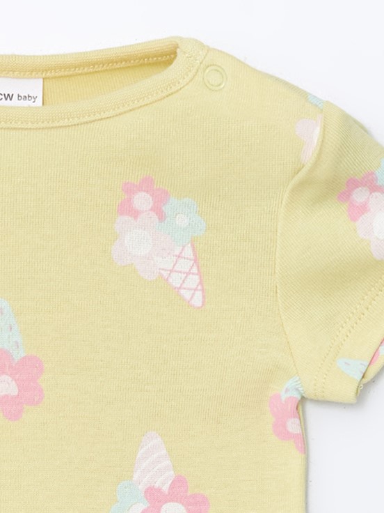 Çıtçıtlı Body BEBEK PEMBE