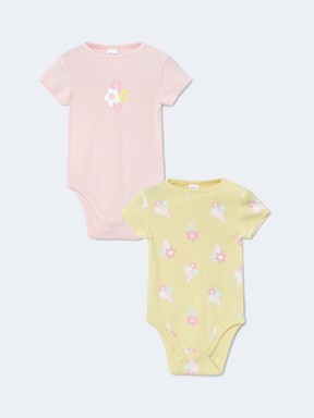 Çıtçıtlı Body BEBEK PEMBE