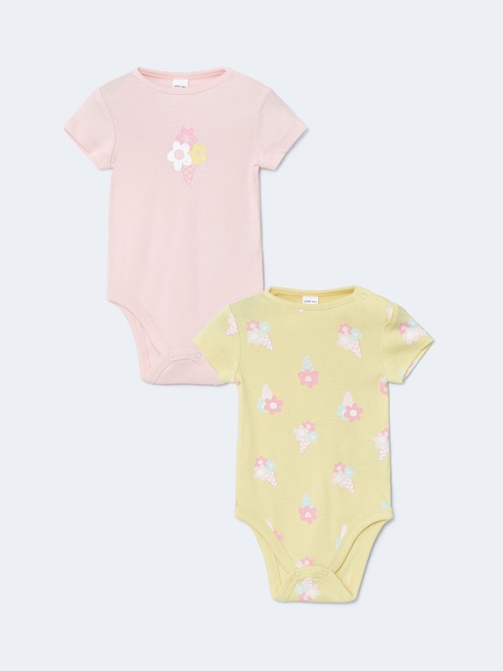 Çıtçıtlı Body BEBEK PEMBE