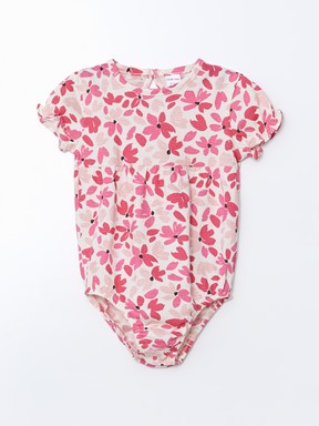 Çıtçıtlı Body EKRU BASKILI