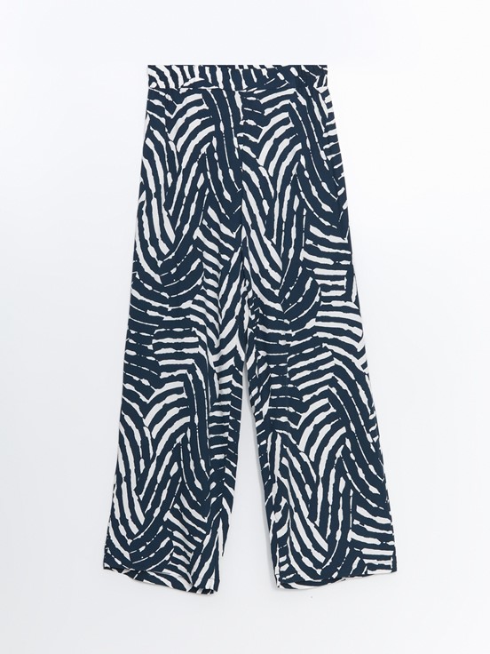 Pantolon LACİVERT BASKILI
