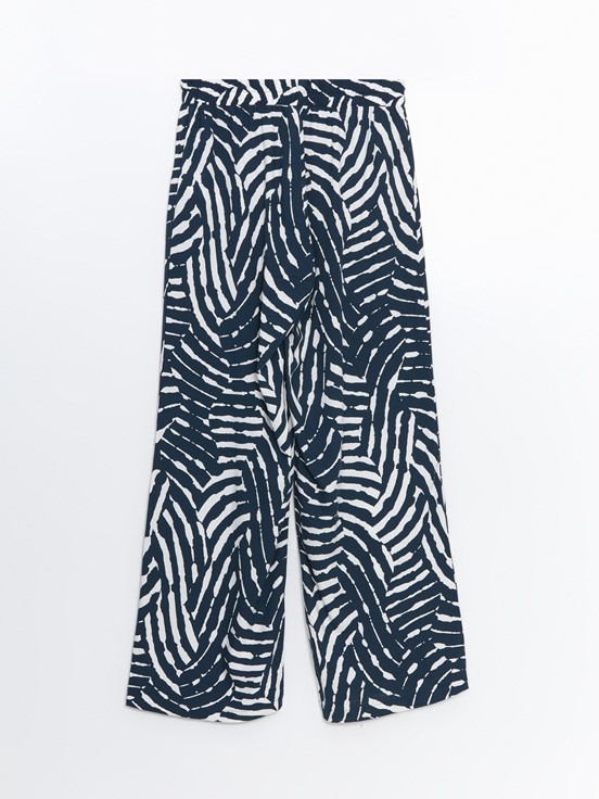 Pantolon LACİVERT BASKILI