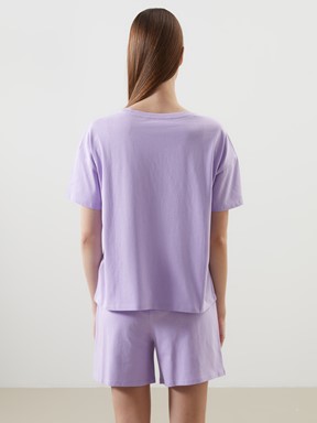 Şortlu Pijama Takımı LİLA