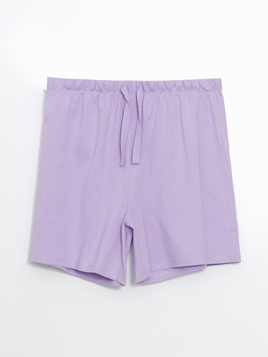 Şortlu Pijama Takımı LİLA