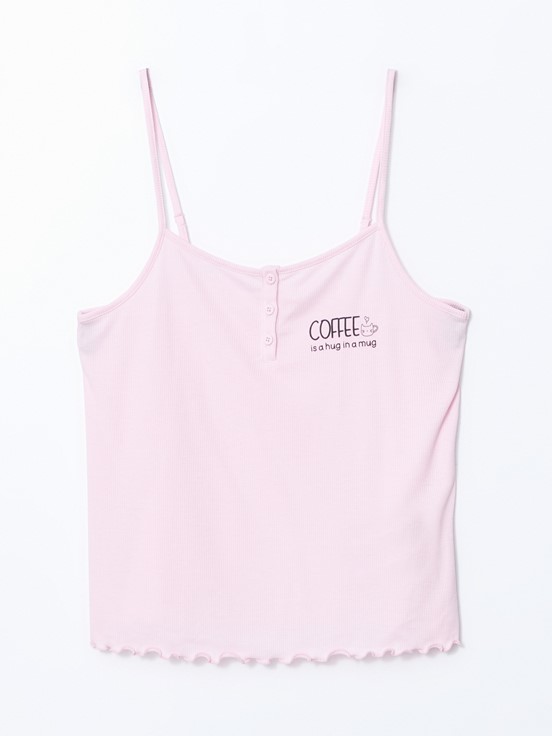 Şortlu Pijama Takımı PEMBE BASKILI