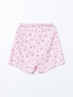 Şortlu Pijama Takımı PEMBE BASKILI