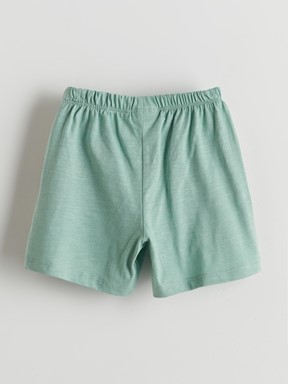 Şortlu Pijama Takımı KREM RENGİ