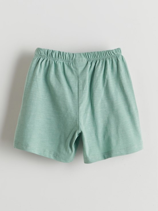 Şortlu Pijama Takımı KREM RENGİ