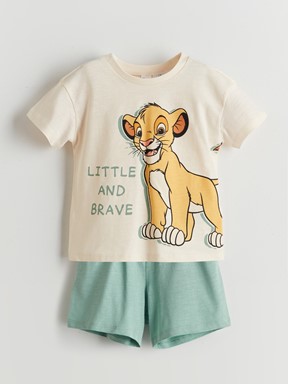 Şortlu Pijama Takımı KREM RENGİ