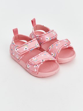 Sandalet ŞEKER PEMBE BASKILI