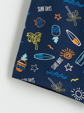 Şortlu Pijama Takımı BUXE BEYAZI