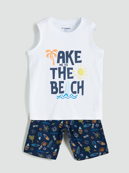 Şortlu Pijama Takımı BUXE BEYAZI