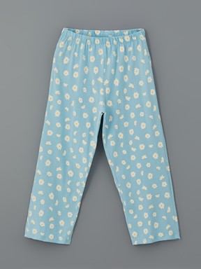 Kaprili Pijama Takımı MAVİ BASKILI