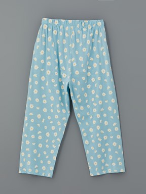 Kaprili Pijama Takımı MAVİ BASKILI
