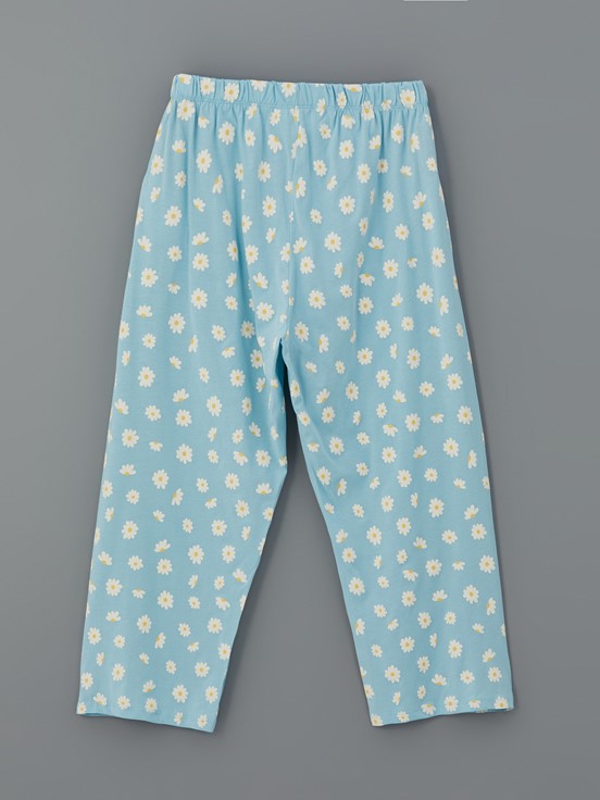 Kaprili Pijama Takımı MAVİ BASKILI