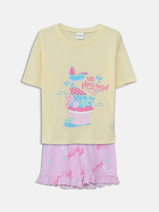 Pijama Takım AÇIK SARI