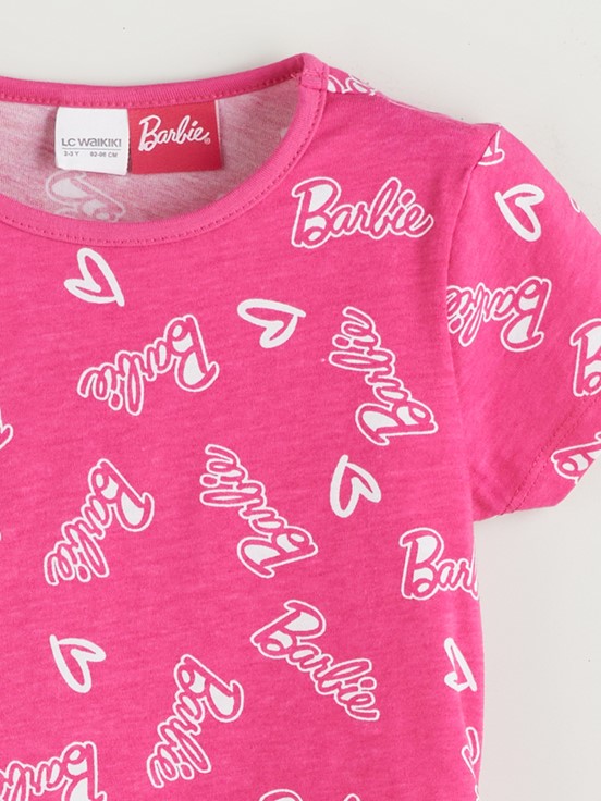 Şortlu Pijama Takımı PEMBE BASKILI